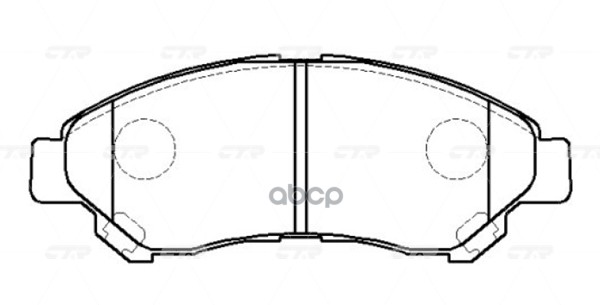 / Ckt-167 Gk1180 Колодки Тормозные Дисковые CTR арт. GK1180