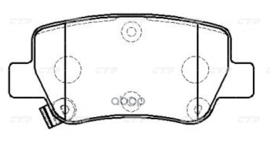 Колодки Задние Toyota Avensis 2009> Ctr Gk1192 CTR арт. GK1192