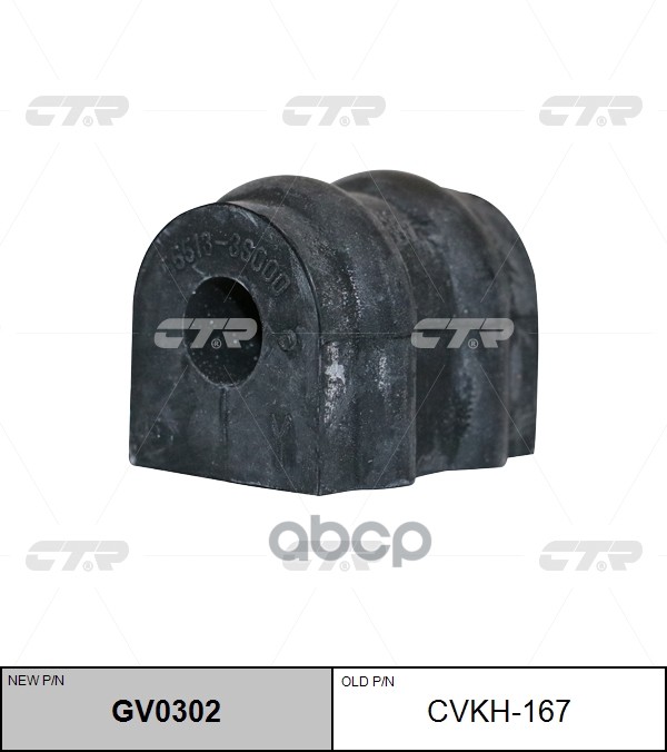 Втулка стабилизатора HYUNDAI Sonata KIA Optima 2009 ~ зад.прав.лев. GV0302 CTR арт. GV0302
