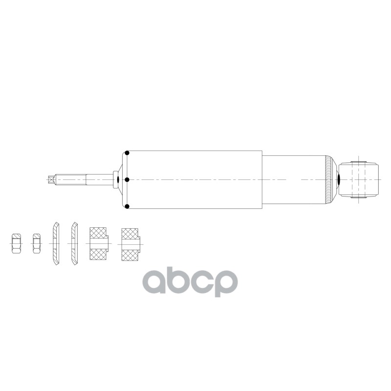 Амортизатор MITSUBISHI Pajero 1990 - перед прав.лев. GY1909G CTR арт. GY1909G
