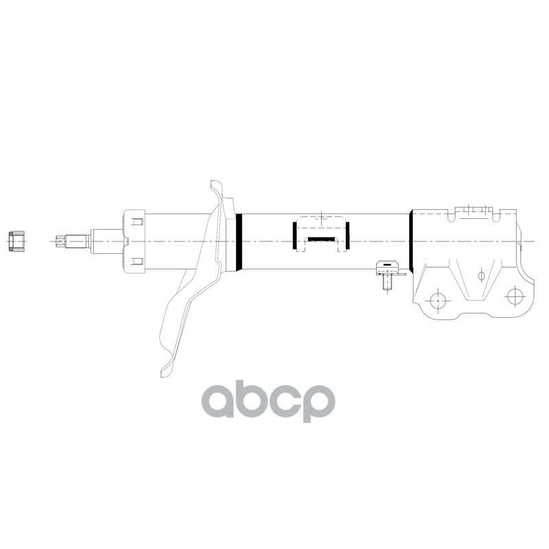 Амортизатор MITSUBISHI Outlander 2006 - перед.прав. GY2001G CTR арт. GY2001G