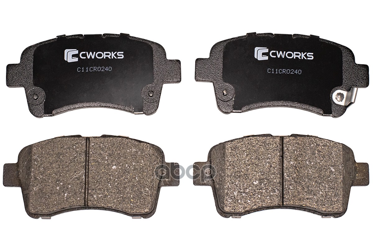 Тормозные колодки передние, Low Metallic C11CR0240 CWORKS арт. C11CR0240