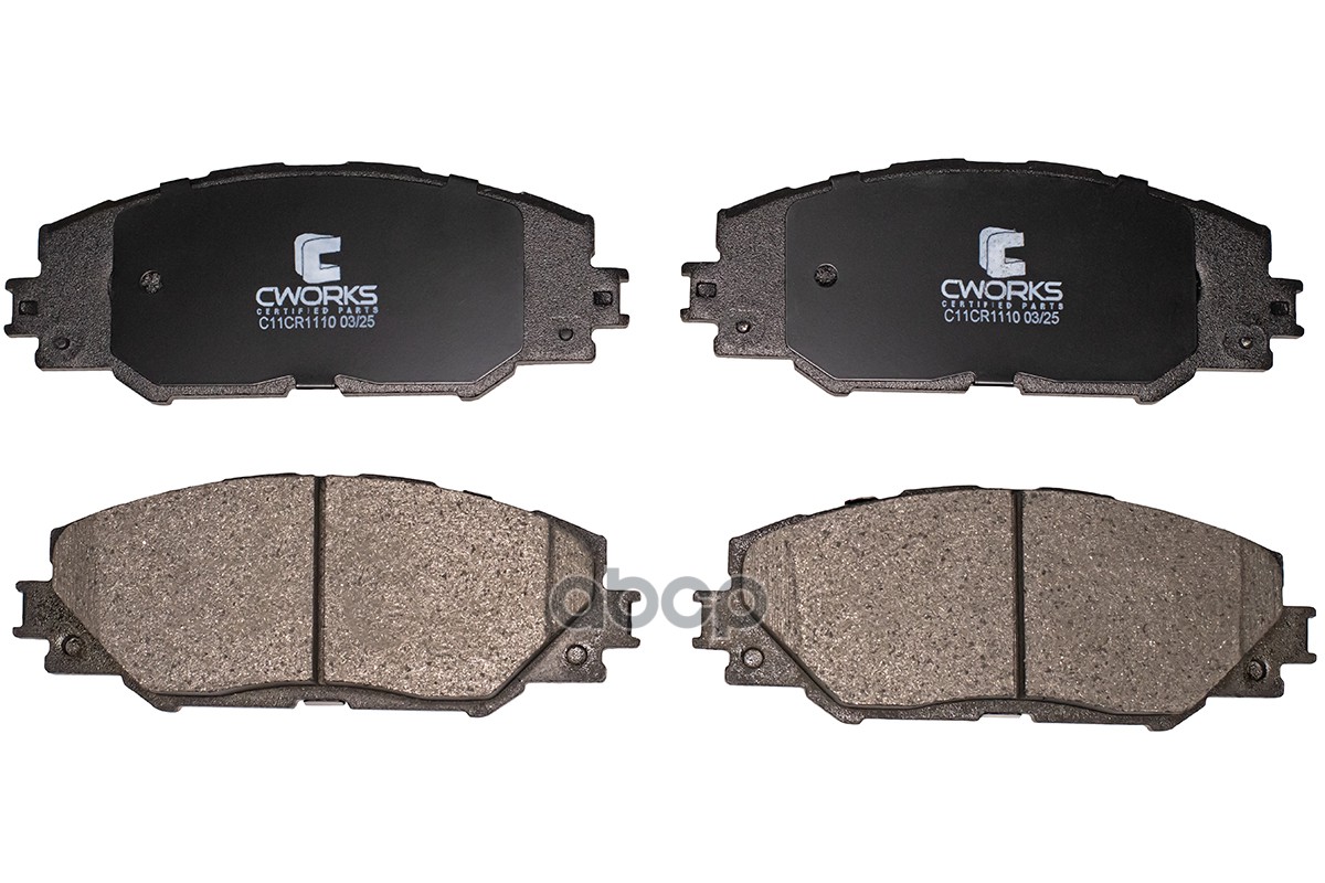 Колодки передние CWORKS C11CR1110 CWORKS арт. C11CR1110
