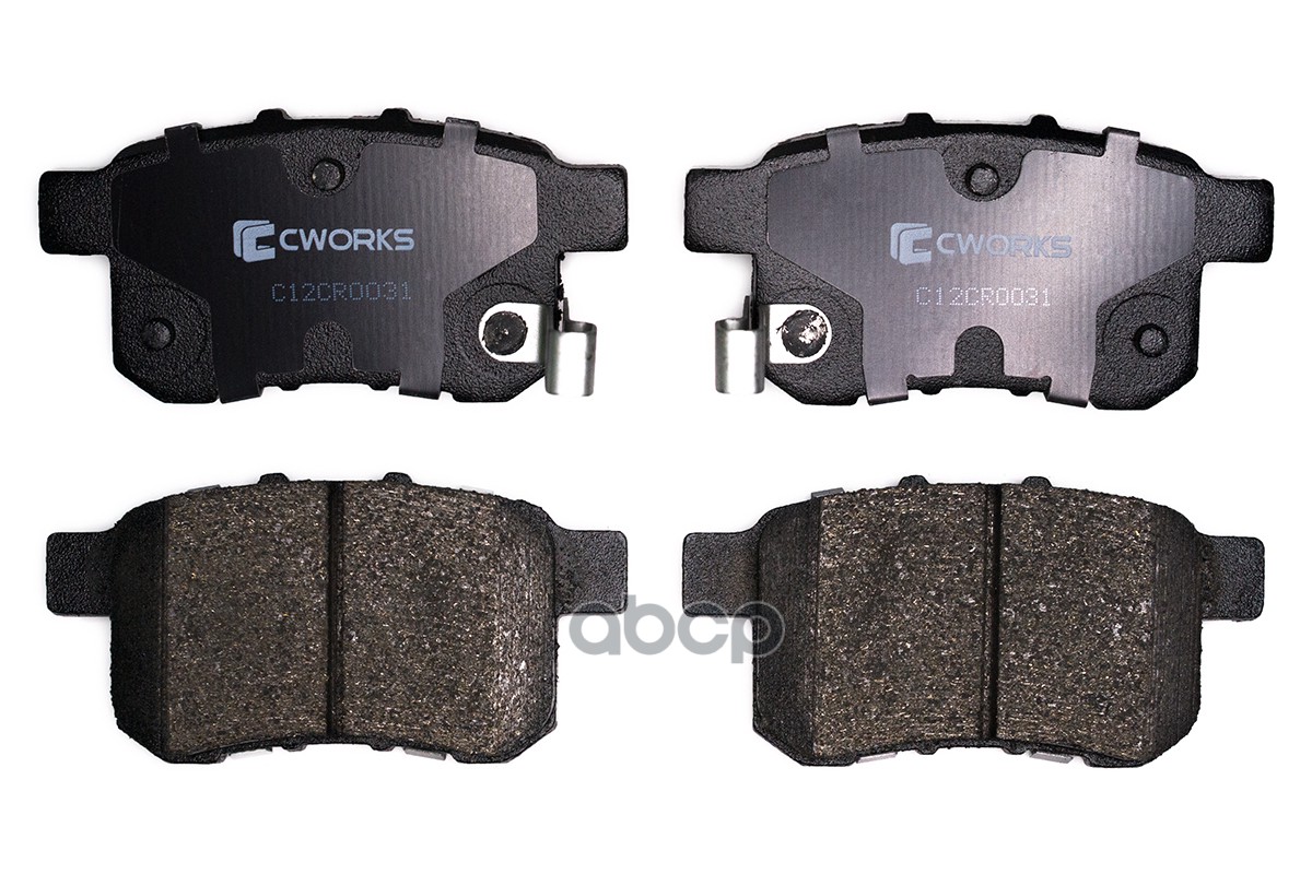 Тормозные колодки задние Low Metallic C12CR0031 CWORKS арт. C12CR0031
