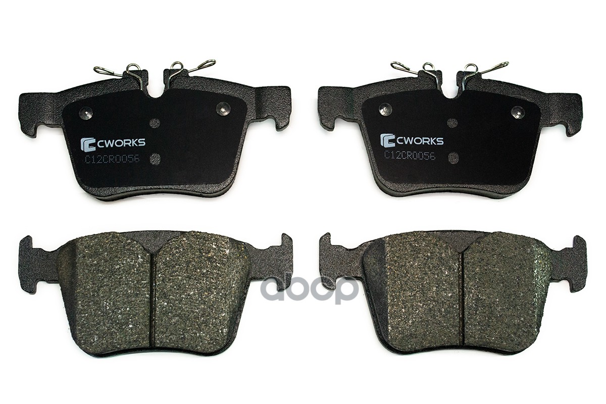 Тормозные колодки задние Low Metallic C12CR0056 CWORKS арт. C12CR0056