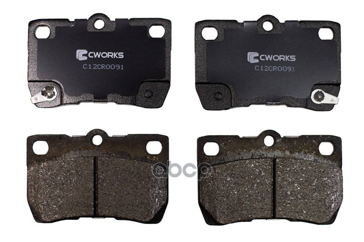 Тормозные колодки задние Low Metallic C12CR0091 CWORKS арт. C12CR0091