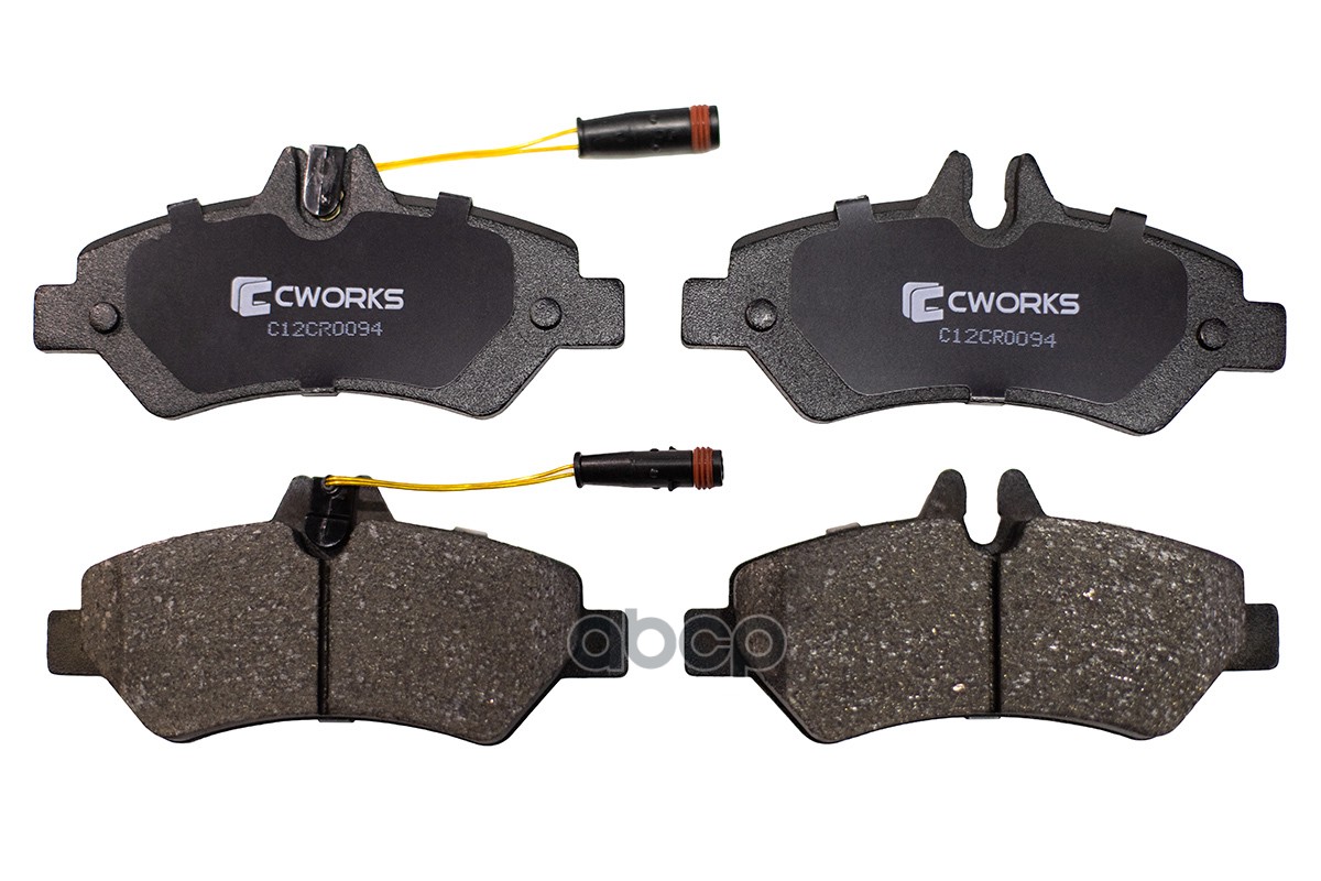 Колодки тормозные дисковые задние  Low Metallic CWORKS арт. c12cr0094