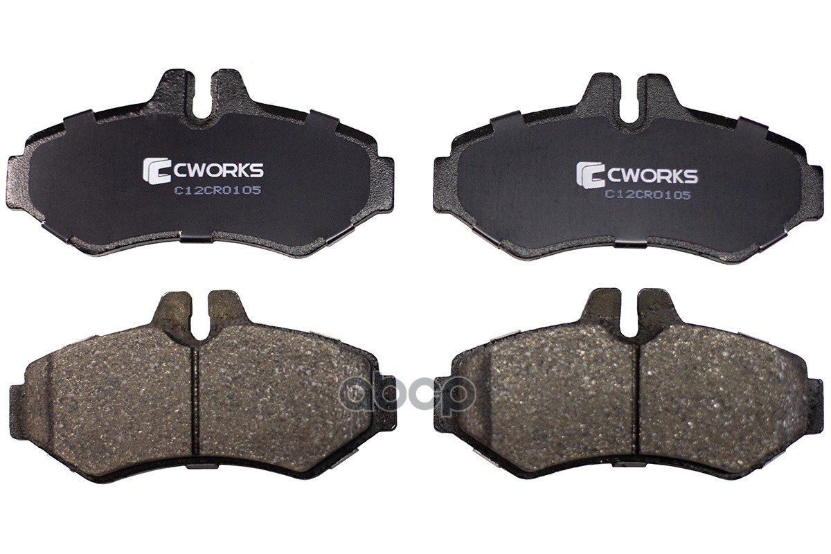 Тормозные колодки задние Low Metallic C12CR0105 CWORKS арт. C12CR0105