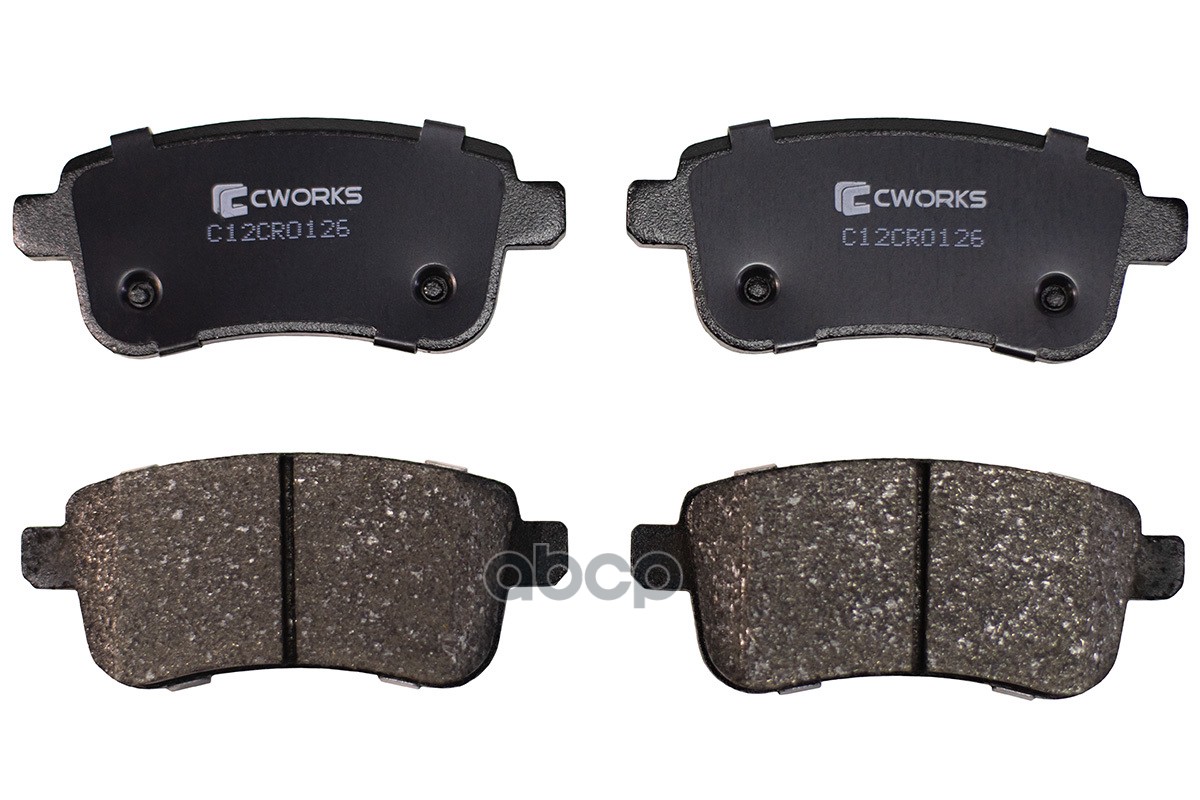 Тормозные колодки задние Low Metallic C12CR0126 CWORKS арт. C12CR0126