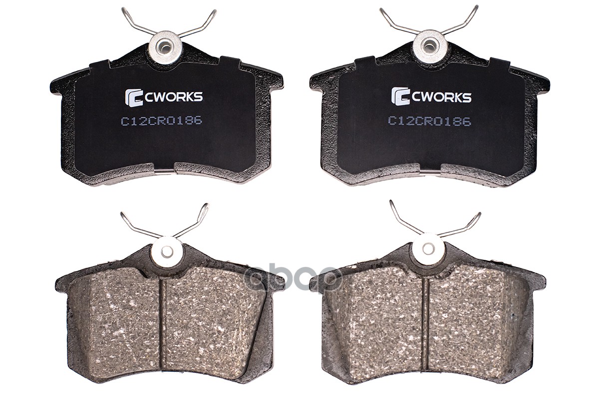 Тормозные колодки задниe C12CR0186 CWORKS арт. C12CR0186