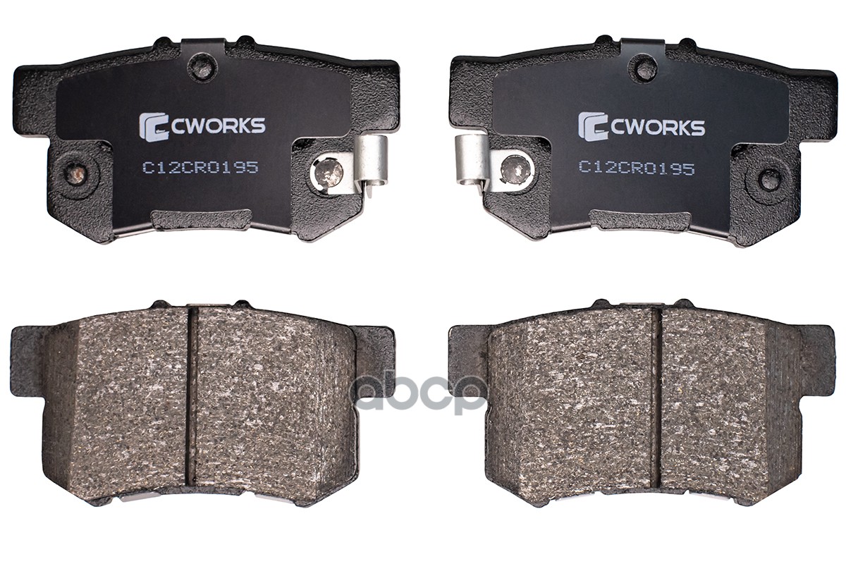 Замена на C12CR1033 Тормозные колодки задниe C12CR0195 CWORKS арт. C12CR0195