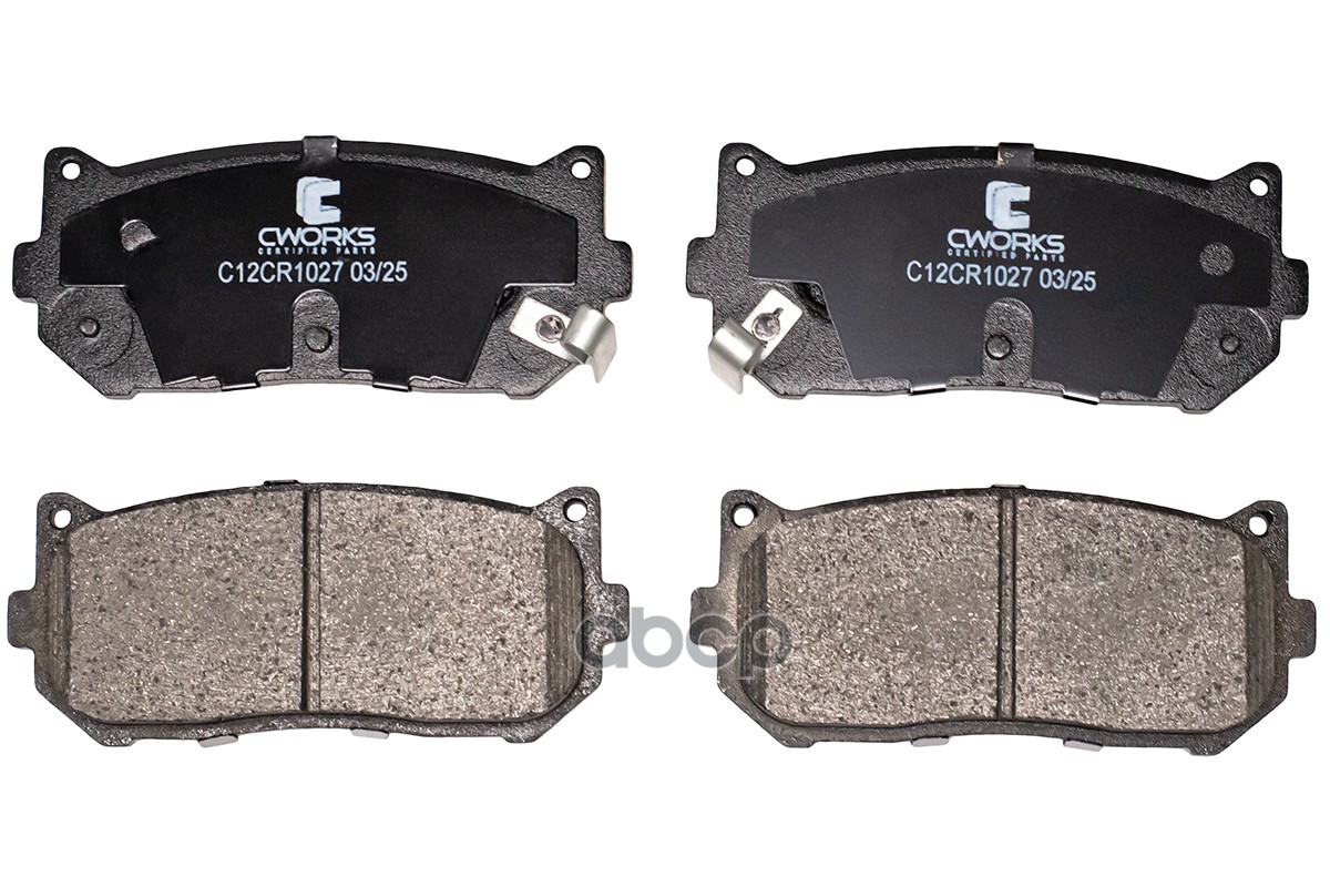 Тормозные колодки задние Low Metallic C12CR1027 CWORKS арт. C12CR1027