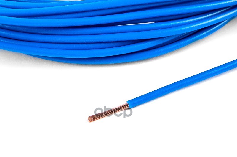 Провод Пвам 0,75 Кв.мм Цвет Голубой, Длина 5М. Cargen арт. AX3504