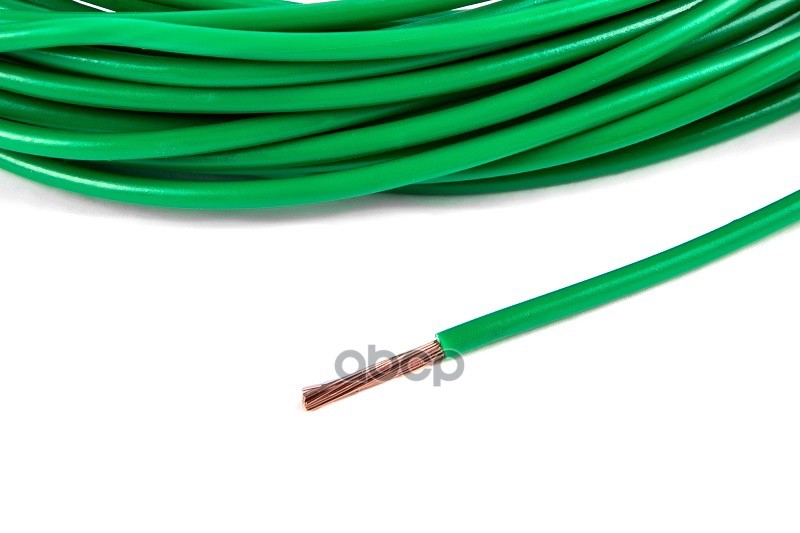 Провод ПВАМ 1,0 кв.мм цвет зеленый, длина 10м. CARGEN арт. AX3535