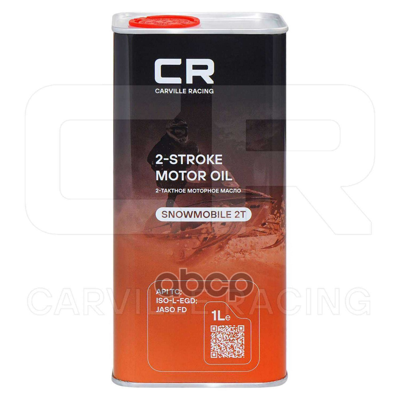 Масло моторное синтетическое для снегоходов Snowmobile 2T TC, FD 1л Carville Racing арт. L1Z00132
