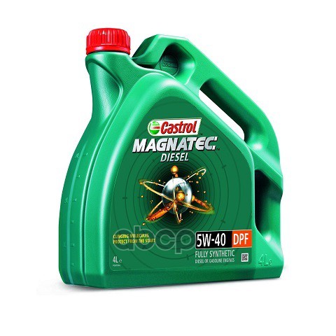 Castrol Моторное масло Castrol Magnatec Diesel 5W-40 DPF 4л 156EDD