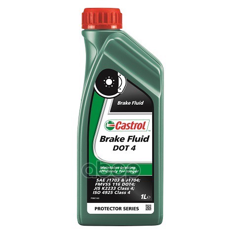 Тормозная жидкость Castrol Brake Fluid DOT 4 1л 157D5A Castrol арт. 157D5A