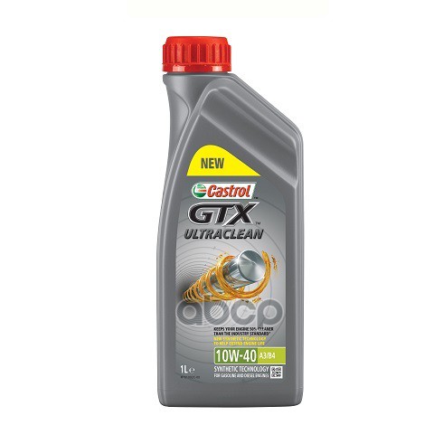 Castrol Масло Моторное Gtx Ultraclean A3/B4 10W40 1L
