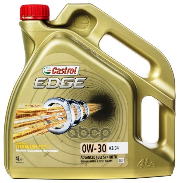 Castrol Масло Моторное 0W30 Castrol 4Л Edge A3b4 Titanium Fst Eu 15A79e