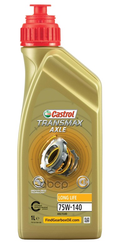 Трансмиссионное масло Castrol Transmax Axle Long Life 75W-140 1л 15D7A8 Castrol арт. 15D7A8