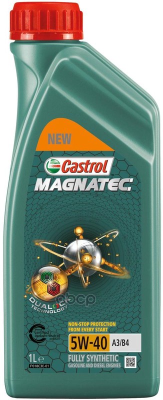 Castrol Масло моторное CASTROL Magnatec 5W-40 синтетическое 1 л 15E620/15C9DB 15E620