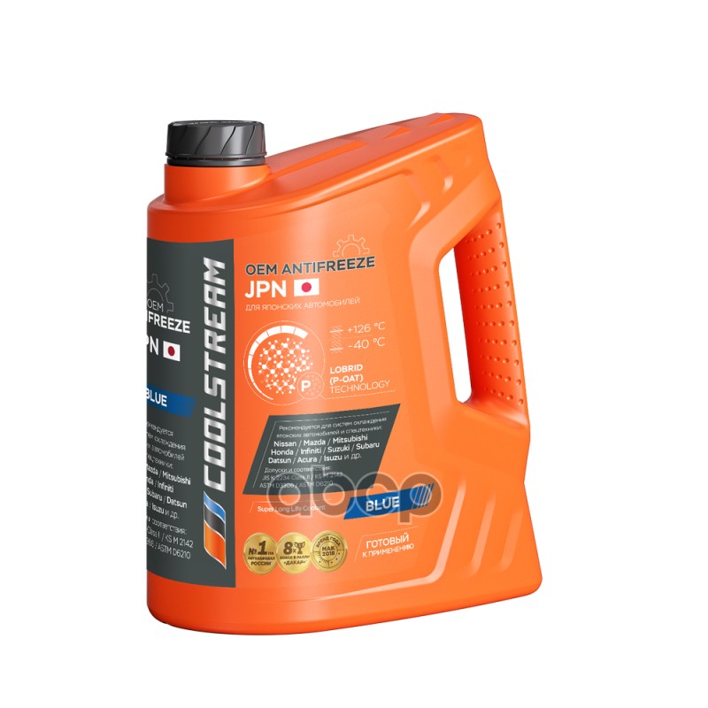 Антифриз готовый лобридный синий JPN 5кг Coolstream арт. CS011002