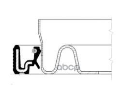 Сальник коленвала FR  BMW 3(E46)/5(E39)  M52B25/M54B25 Corteco арт. 20019549B