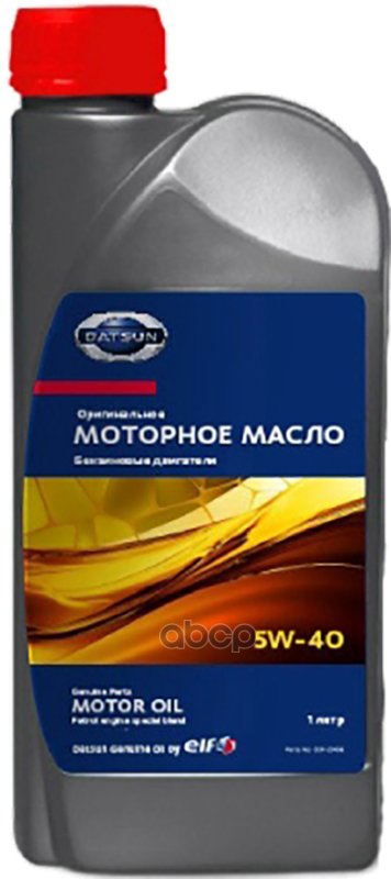 Масло Моторное Синтетическое 5W40 Api Sm/Cf, Acea A3/B4 1Л DATSUN арт. KE90090032DAT