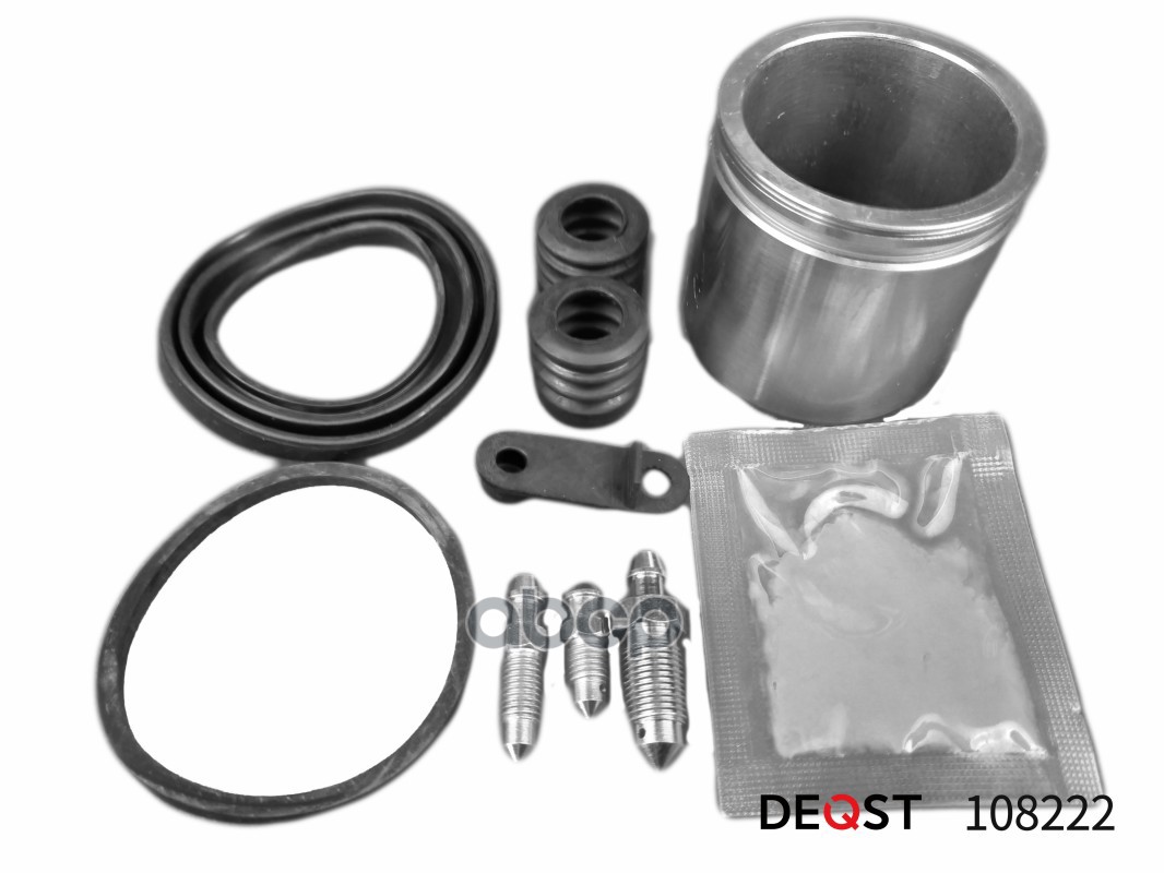 Ремкомплект тормозного суппорта с поршнем переднего (поршень O 54mm, суппорт Lucas). Применяемость: DEQST арт. 108222