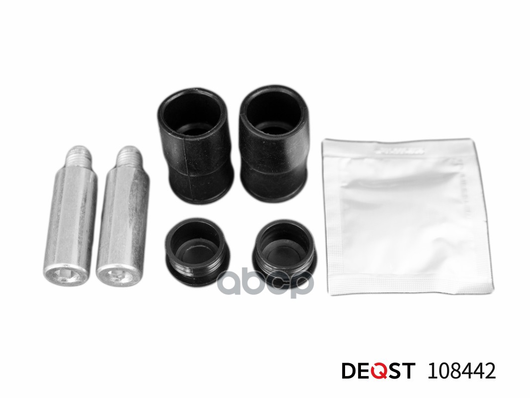 Комплект направляющих тормозного суппорта переднего (направляющая O 16 mm, суппорт ATE). Применяемос DEQST арт. 108442