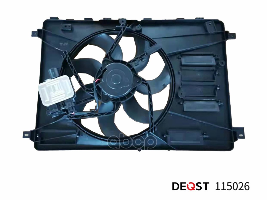 Вентилятор радиатора с диффузорам в сборе / FORD S-Max,Galaxy,Mondeo-IV,Kuga 06- DEQST арт. 115026