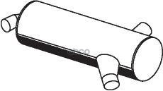 Средний / Конечный Глушитель Ог A6204900701/121038 DINEX арт. 50333