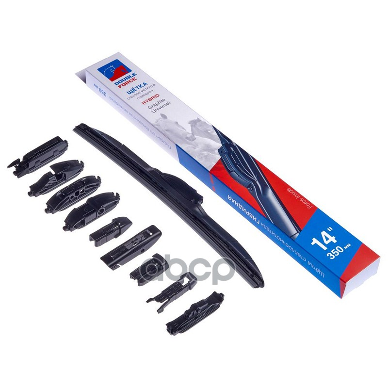 Щетка стеклоочистителя гибридная Double Force 350 мм (14) DFHY14 DOUBLE FORCE арт. DFHY14
