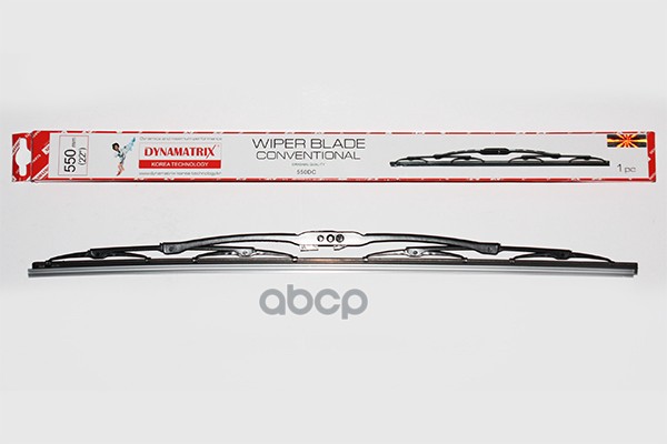 Щетка Стеклоочистителя 550 Мм Каркасная 1 Шт Dynamatrix-Korea 550Dc DYNAMATRIX-KOREA арт. 550DC