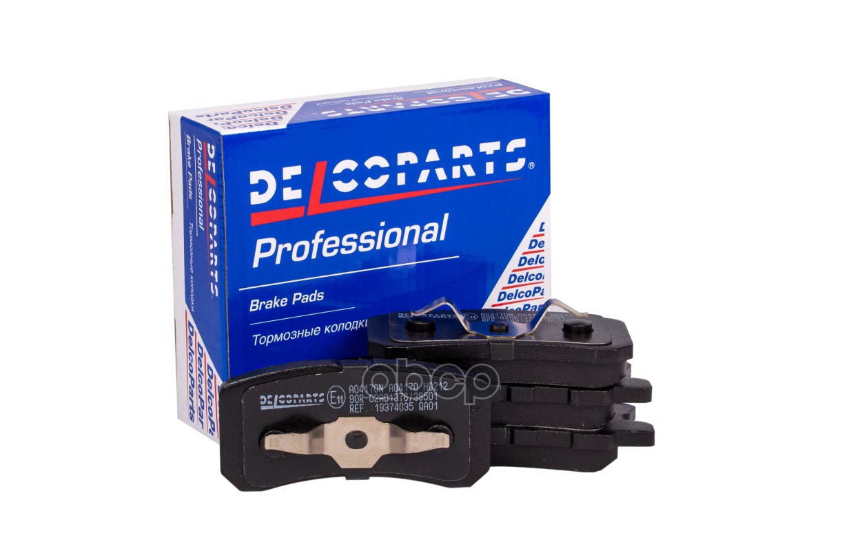 Колодки тормозные задние дисковые Mitsubishi ASX  OUTLANDER DelcoParts арт. 19374035