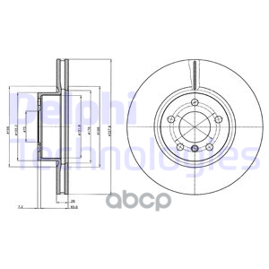 Диск Тормозной Delphi арт. BG9108