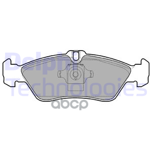 Колодки Тормозные Задние Delphi Lp1596 Delphi арт. LP1596