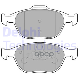 Колодки Тормозные Передние Delphi Lp1724 Delphi арт. LP1724