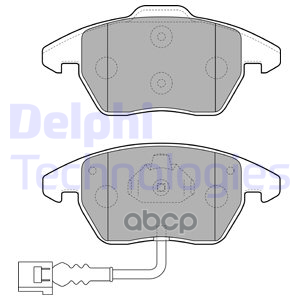 Колодки тормозные дисковые перед Delphi арт. LP1837