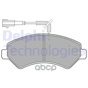 Колодки тормозные дисковые Delphi арт. LP1993