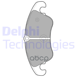 Колодки тормозные дисковые перед Delphi арт. LP2077