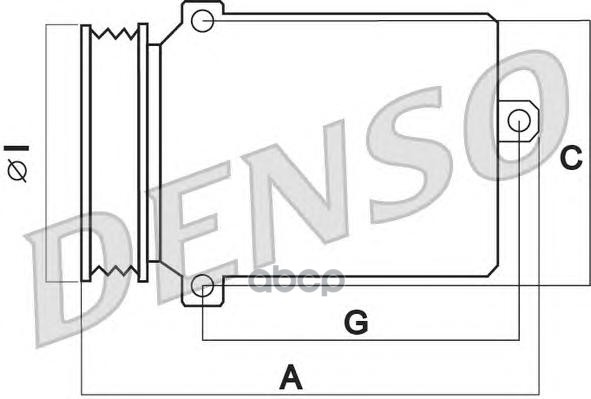 Компрессор Кондиционера Denso арт. DCP17112