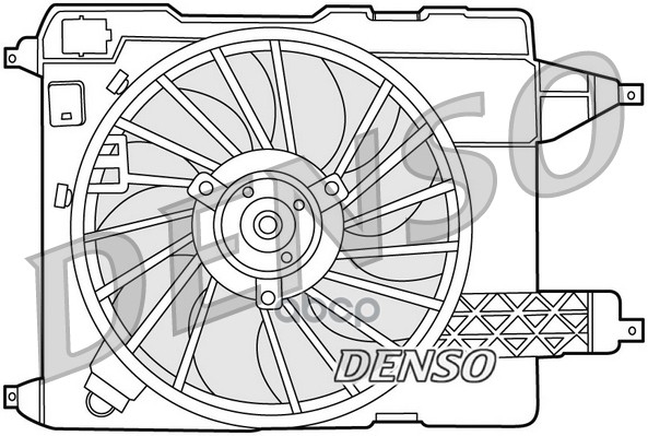 Вентилятор Охлаждения Двигателя Der23002 Denso арт. DER23002
