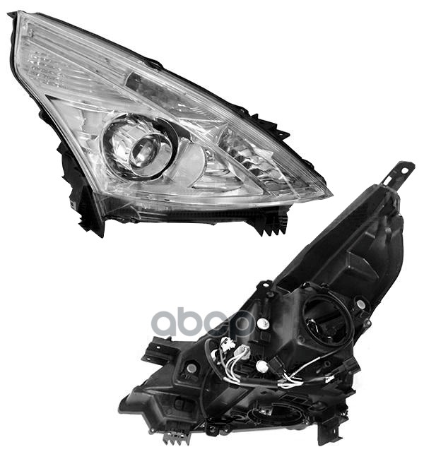 Фара Nissan Teana 10-14 Rh С Электрокорректором Линза Ксенон (Евросвет) Depo арт. 115-1123RMLDHM