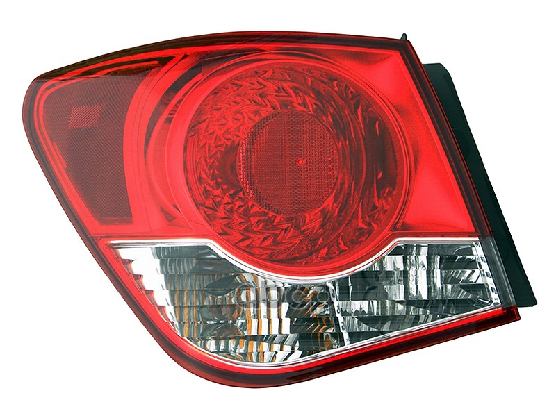 Фонарь Задний Лев Chevrolet: Cruze 05.09- (Красный С Белым) Depo арт. 235-1908L-UE