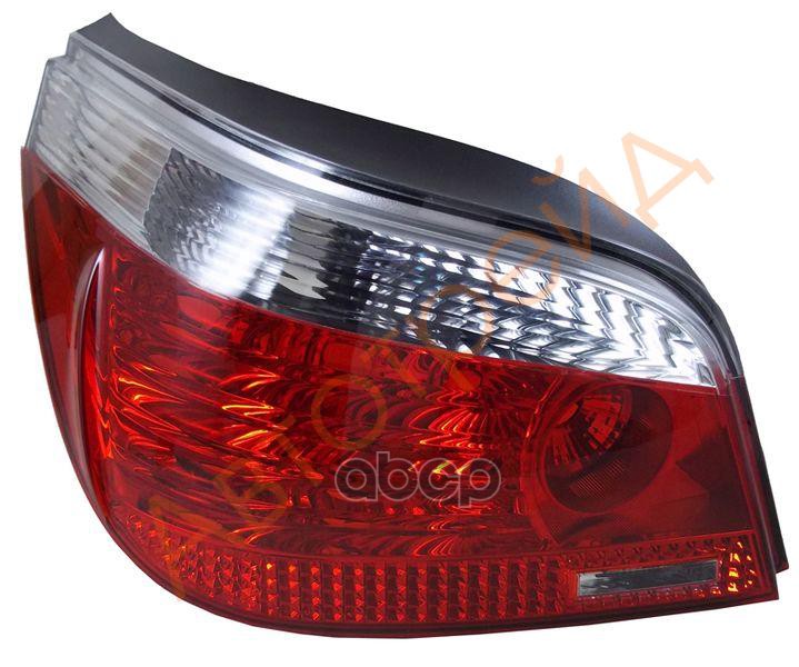 Фонарь Задний Лев (Красно-Белый) Bmw: E60 03- Depo арт. 444-1922L-UE