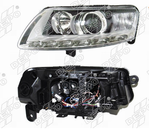 Фара Передн Лев С Эк (Ксенон) Audi: A6 09- Depo арт. 446-1124L-LDHEM