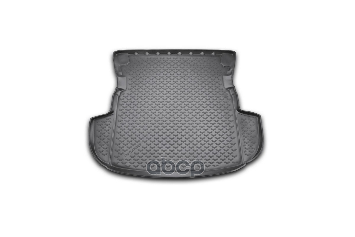 Коврик в багажник без органайзера MITSUBISHI Outlander, 2012-2014, 2014- кросс. (полиуретан) / Митсубиси Аутлендер ELEMENT ар...