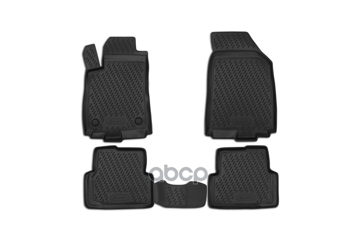 Коврики в салон для CHEVROLET Aveo (II), 2011-2020, 4 шт. (полиуретан) / Шевроле Авео ELEMENT арт. CARCHV00021