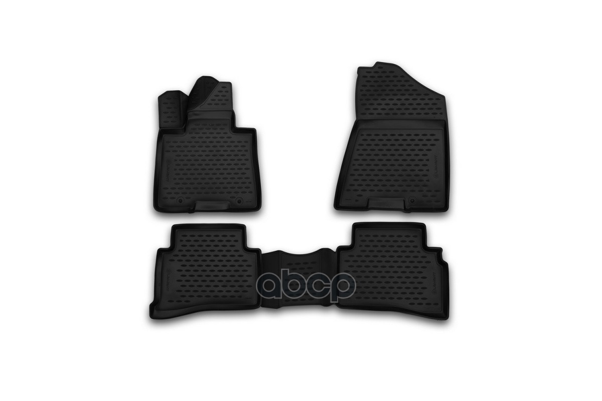 Коврики 3D в салон для KIA Sportage (IV, IVr), 2015-2022, 4 шт. (полиуретан) / Киа Спортаж ELEMENT арт. CARKIA00005